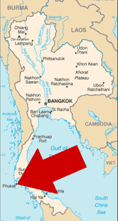 Where Is Phuket on a map