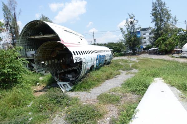 Exploring The Abandoned Planes In Bangkoks Airplane Graveyard