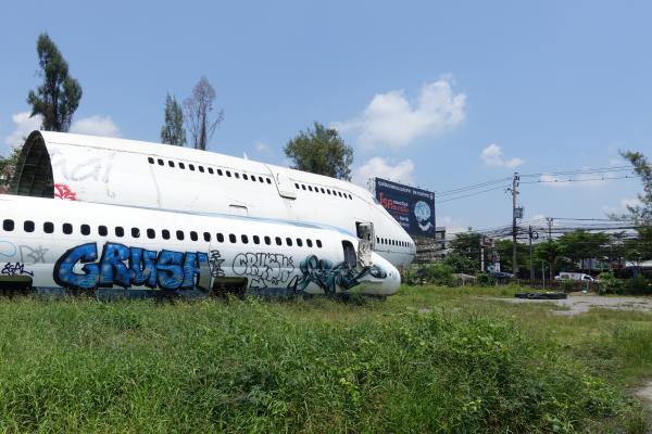 Exploring The Abandoned Planes In Bangkoks Airplane Graveyard